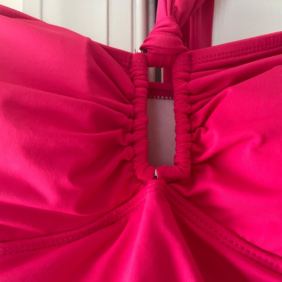 Ralph Lauren Barbie Pink One Piece Swimsuit, Size 16 - Picture 3 of 4